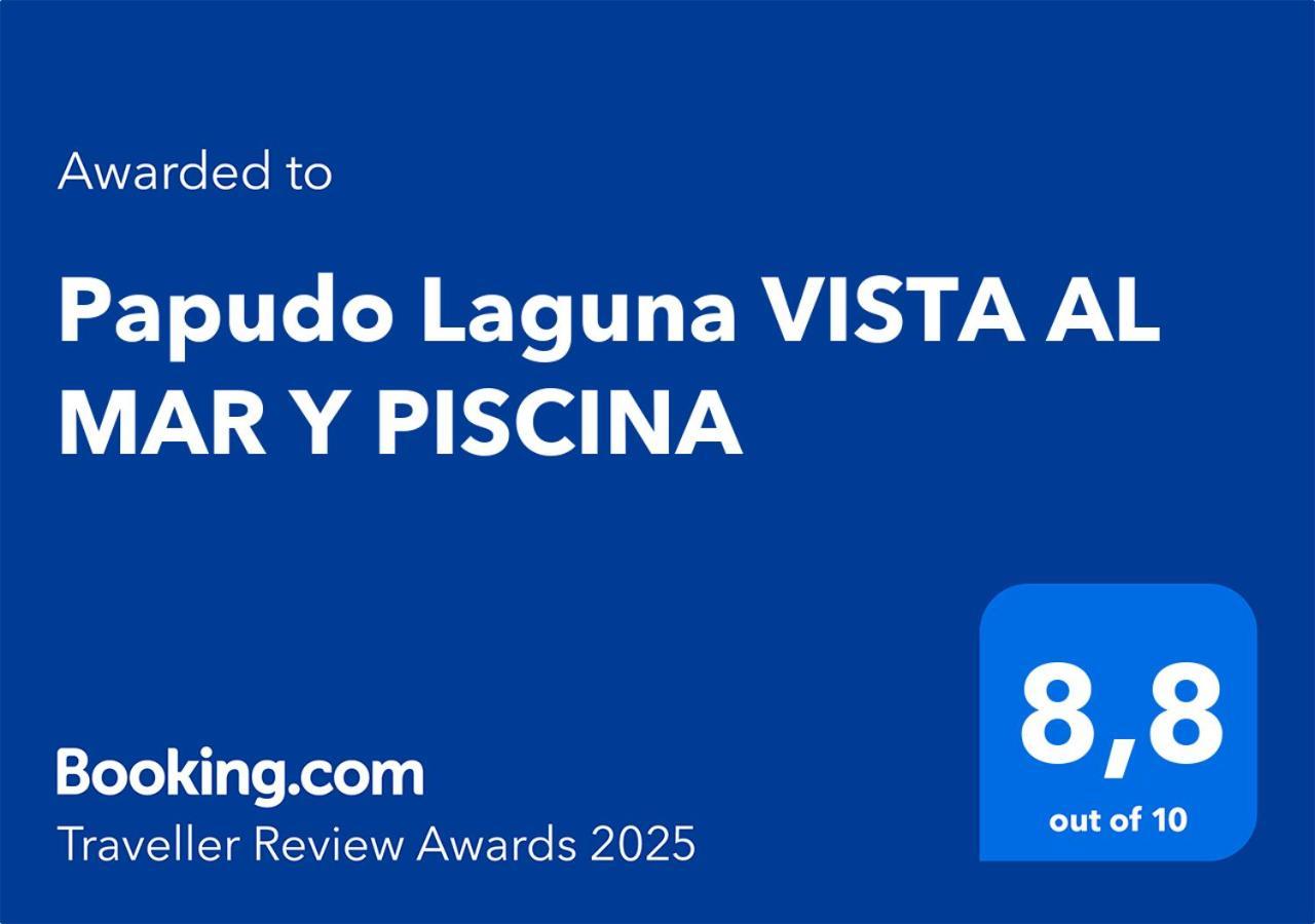 Papudo Laguna Vista Al Mar Y Piscina Εξωτερικό φωτογραφία